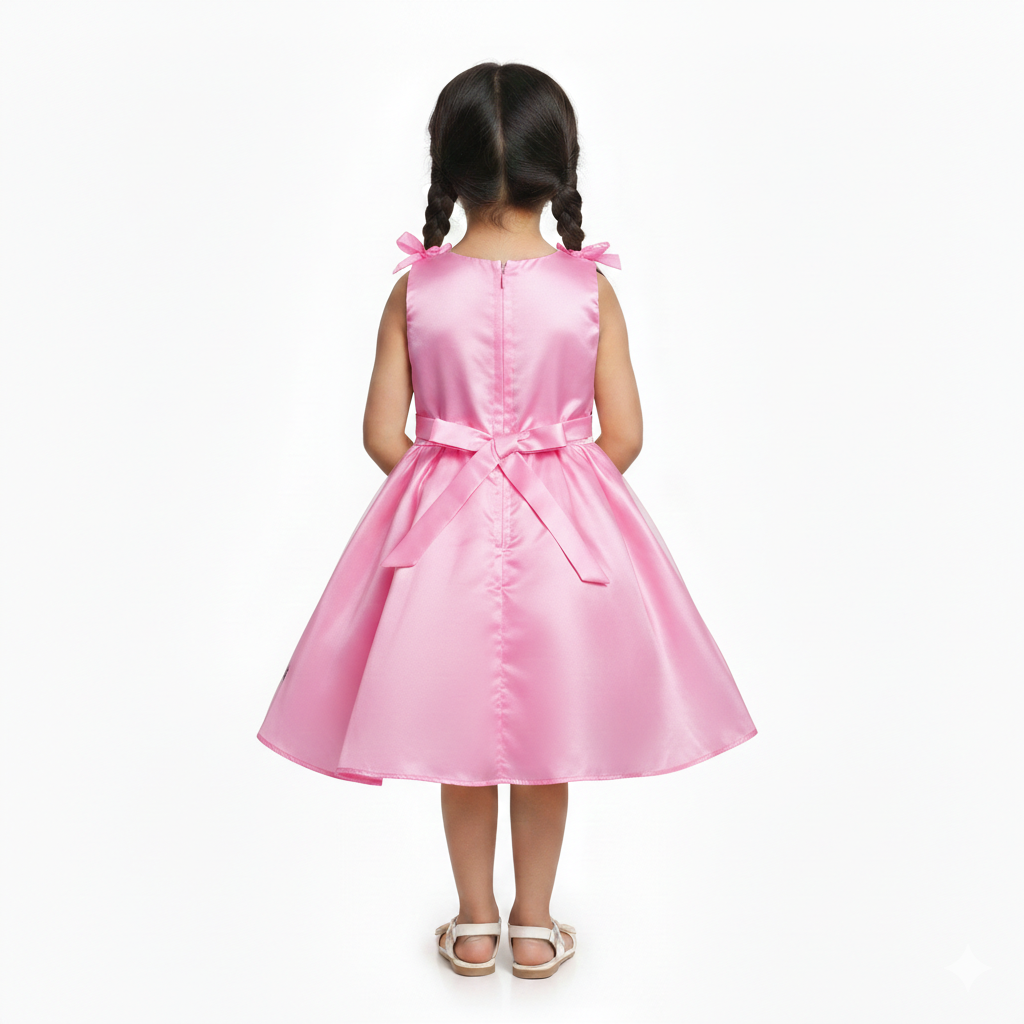 HVM Baby Girl Party Wear Frock - Image 3