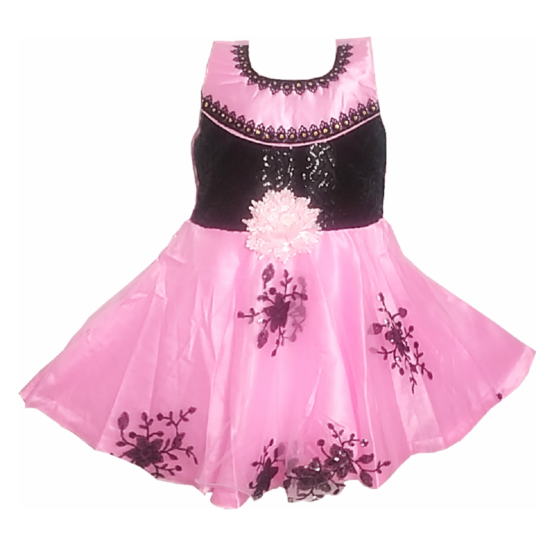 HVM Baby Girl Party Wear Frock - Image 4