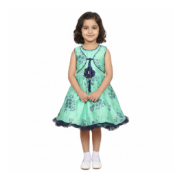 HVM Baby Girl Party Wear Frock (6-12M, 12-18M, 18-24M, 2-3Y, 3-4Y, 4-5Y)