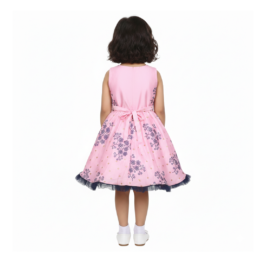HVM Baby Girl Party Wear Frock (6-12M, 12-18M, 18-24M, 2-3Y, 3-4Y, 4-5Y)