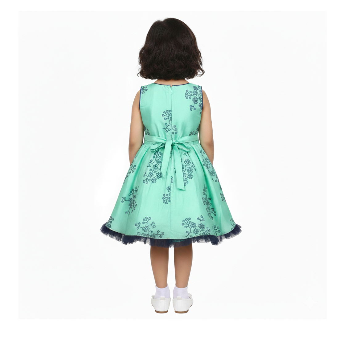 HVM Baby Girl Party Wear Frock (6-12M, 12-18M, 18-24M, 2-3Y, 3-4Y, 4-5Y) - Image 2