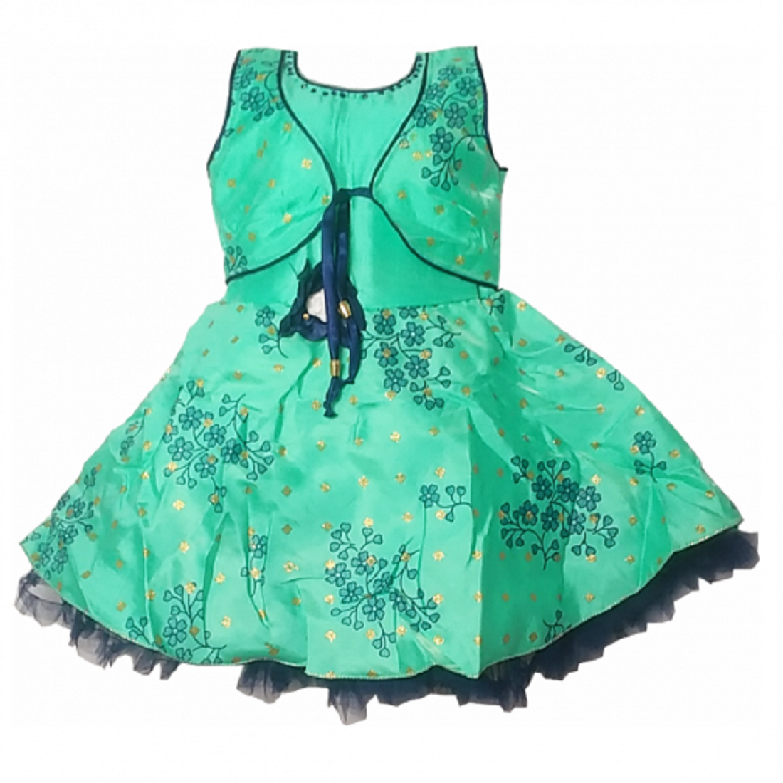 HVM Baby Girl Party Wear Frock (6-12M, 12-18M, 18-24M, 2-3Y, 3-4Y, 4-5Y) - Image 3