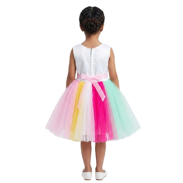 HVM Baby Girl Party Wear Frock (6-12M, 12-18M, 18-24M, 2-3Y, 3-4Y, 4-5Y)