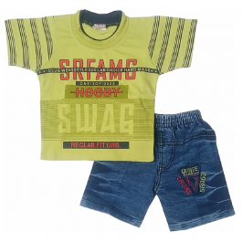 HVM Baby T-Shirt & Shorts Set-6-12M