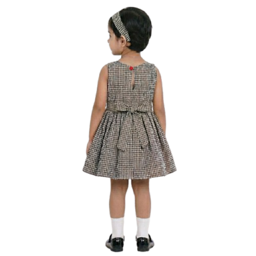 HVM Baby Girl Party Wear Frock (3-6M, 6-12M, 12-18M, 18-24M, 2-3Y, 3-4Y, 4-5Y, 5-6Y, 6-7Y) - Image 2