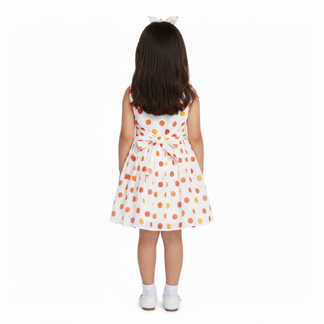 HVM Baby Girl Party Wear Frock (3-6M, 6-12M, 12-18M, 18-24M, 2-3Y, 3-4Y, 4-5Y, 5-6Y, 6-7Y) - Image 2