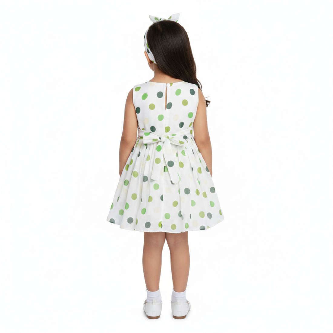 HVM Baby Girl Party Wear Frock (3-6M, 6-12M, 12-18M, 18-24M, 2-3Y, 3-4Y, 4-5Y, 5-6Y, 6-7Y) - Image 2