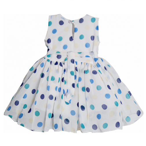 HVM Baby Girl Party Wear Frock (3-6M, 6-12M, 12-18M, 18-24M, 2-3Y, 3-4Y, 4-5Y, 5-6Y, 6-7Y) - Image 2