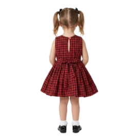 HVM Baby Girl Party Wear Frock (3-6M, 6-12M, 12-18M, 18-24M, 2-3Y, 3-4Y, 4-5Y, 5-6Y, 6-7Y)