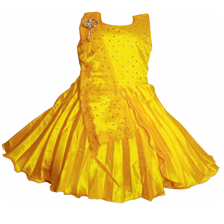 HVM Baby Girl Party Wear Frock (6-12M, 12-18M, 18-24M) - Image 3