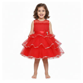 HVM Baby Girls Party Wear Frock