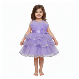 HVM Baby Girls Party Wear Frock