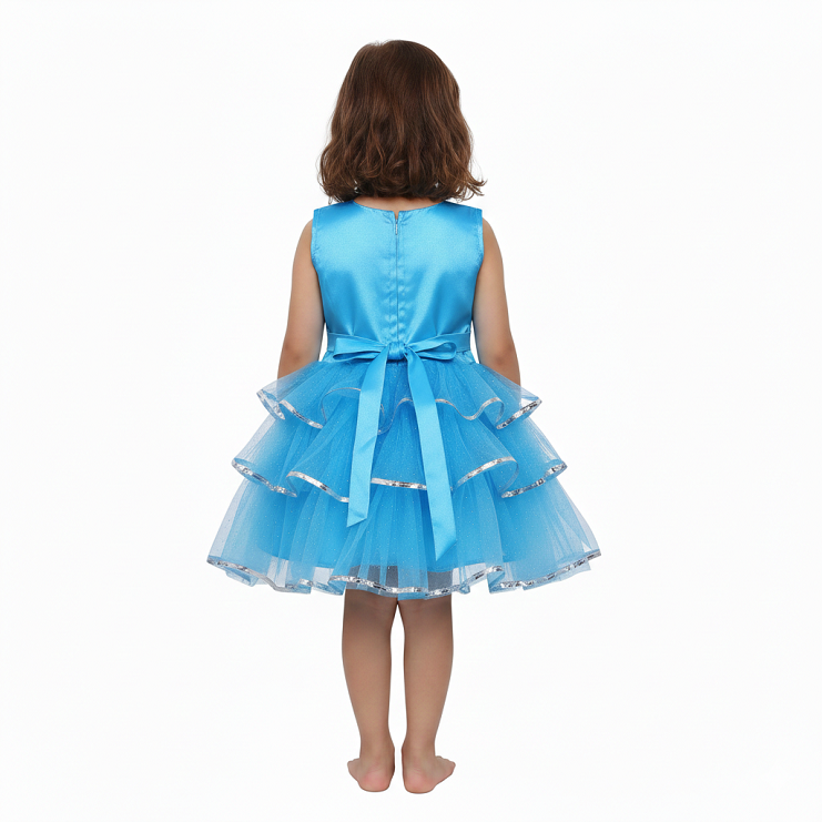 HVM Baby Girls Party Wear Frock - Image 2