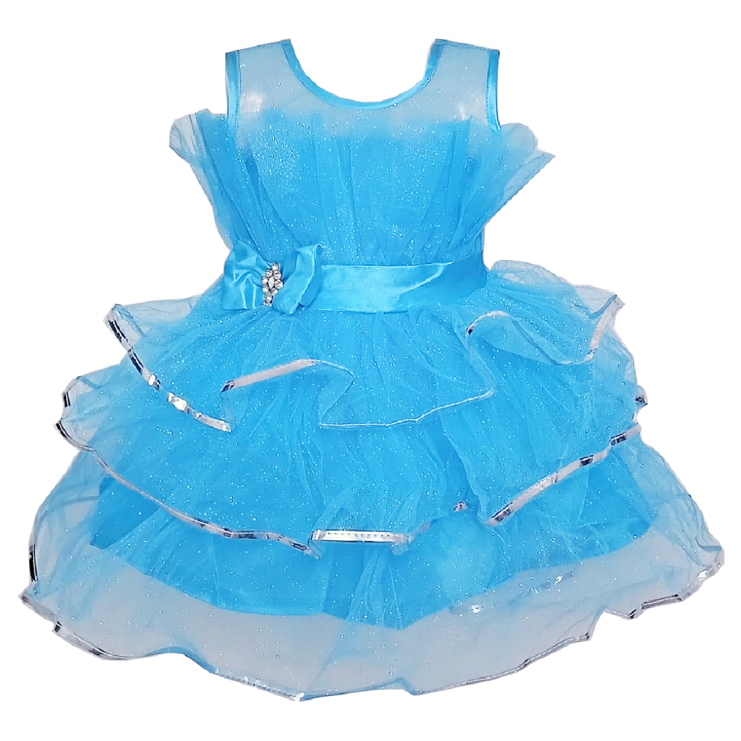 HVM Baby Girls Party Wear Frock - Image 3