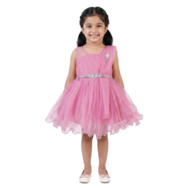 HVM Baby Girls Party Wear Frock