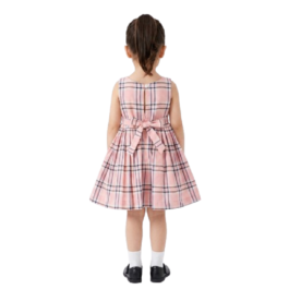 HVM Baby Girls Pure Cotton Check Frock