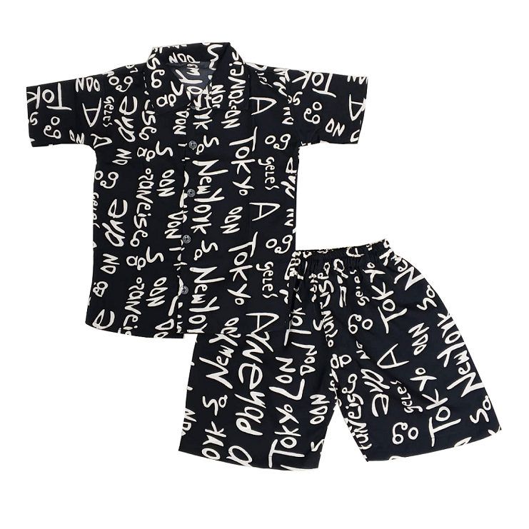 HVM Boys Printed Shorts & Shirt - Image 3