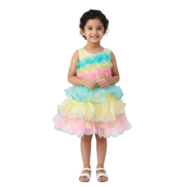 HVM Girls Party Wear Frock