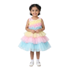 HVM Girls Party Wear Frock