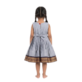 HVM Baby Girls V Neck South Cotton Frock